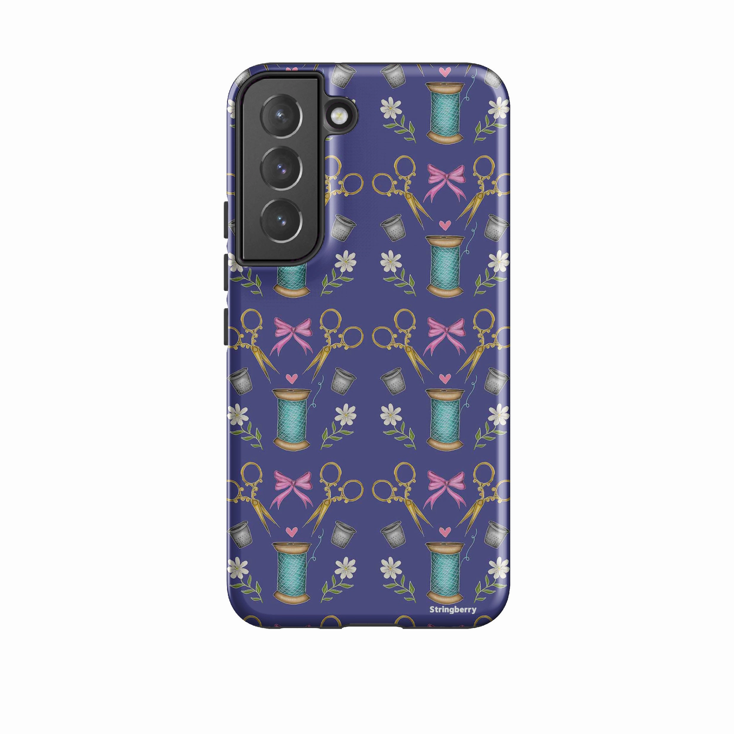 Samsung Tough Case - Sewing Pattern By Catherine Rowe Matte Surface Design