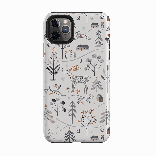 Practical Accessory Durable structure iPhone Tough Case - Winterfold A By Ali Brookes