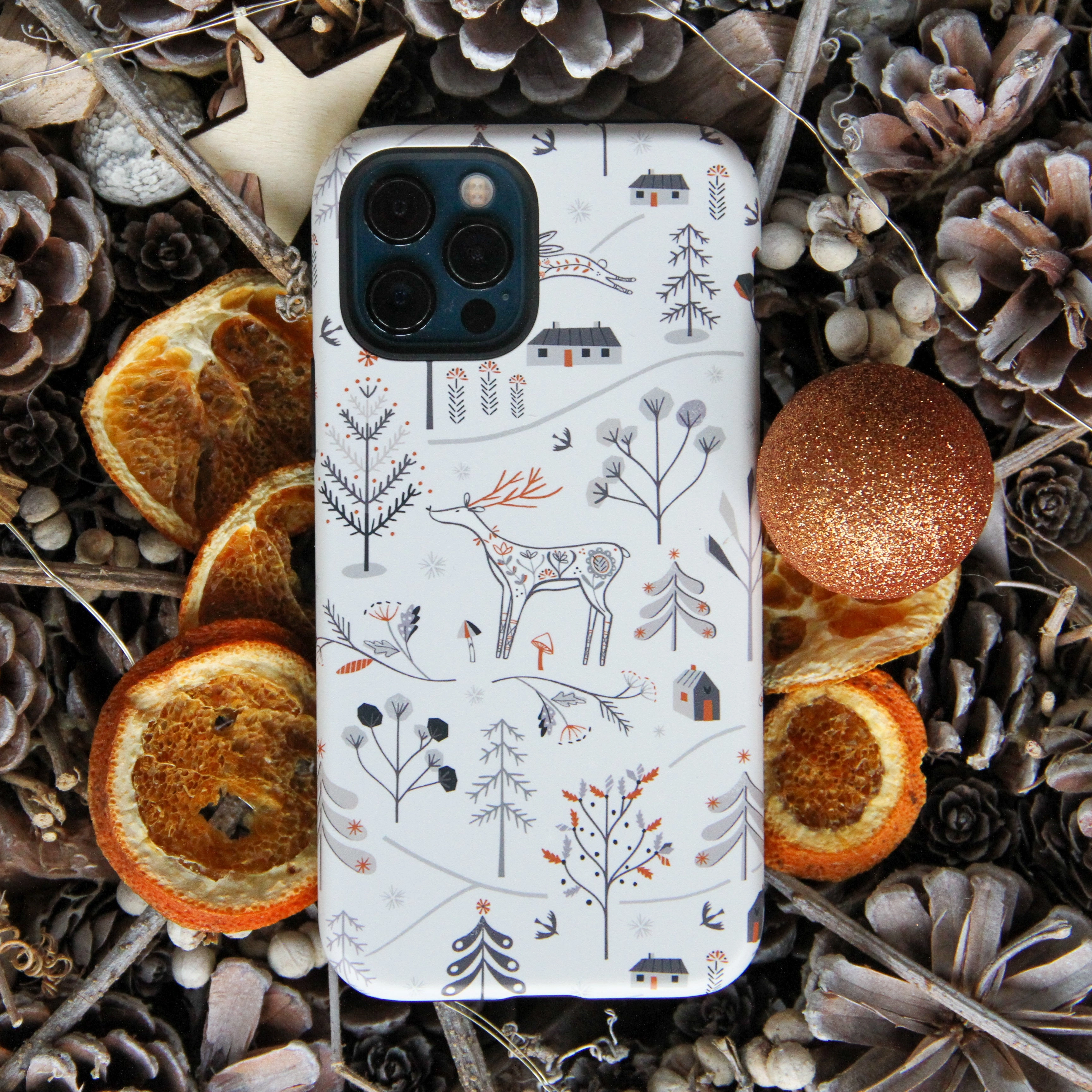 iPhone Tough Case - Winterfold A By Ali Brookes Dust proof