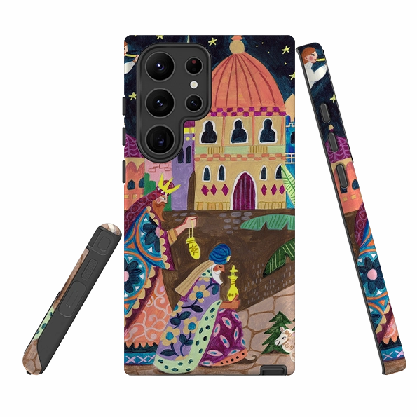 Outdoor Use Luxury Pattern Samsung Tough Case - Wisemen II By Caroline Bonne Muller