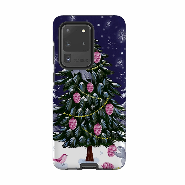 Samsung Tough Case - Squirrel Tree By Bex Parkin Modern Pattern Layer Luxury Pattern