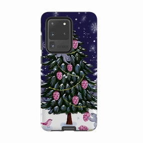 Samsung Tough Case - Squirrel Tree By Bex Parkin Hybrid Texture