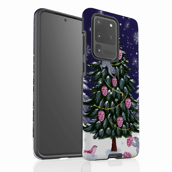 Samsung Tough Case - Squirrel Tree By Bex Parkin Polished Layer Soft Finish Layer