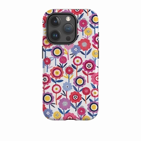 iPhone Tough Case - Summer Garden I By Ali Brookes Portable Layer