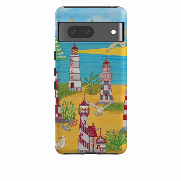 Durable Finish Matte Touch Google Tough Case - Light House By Natalie Pedetti Prack