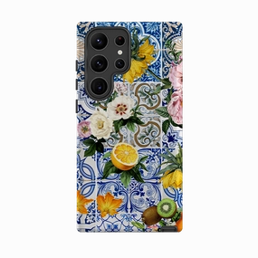 Lightweight Protection Samsung Tough Case - Positano Pattern
