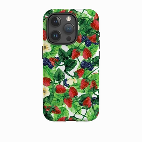 iPhone Case - Strawberries III By Abby Jacobs Soft Detail