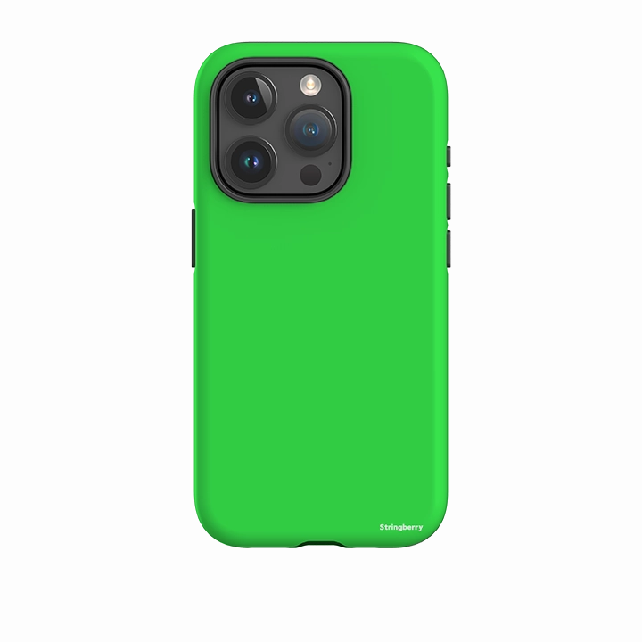iPhone Tough Case - Rio Green Soft Build Texture Soft Silicone