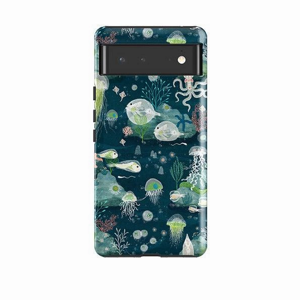 Google Tough Case -  Bioluminescence By Katherine Quinn Refined Texture Portable Protection