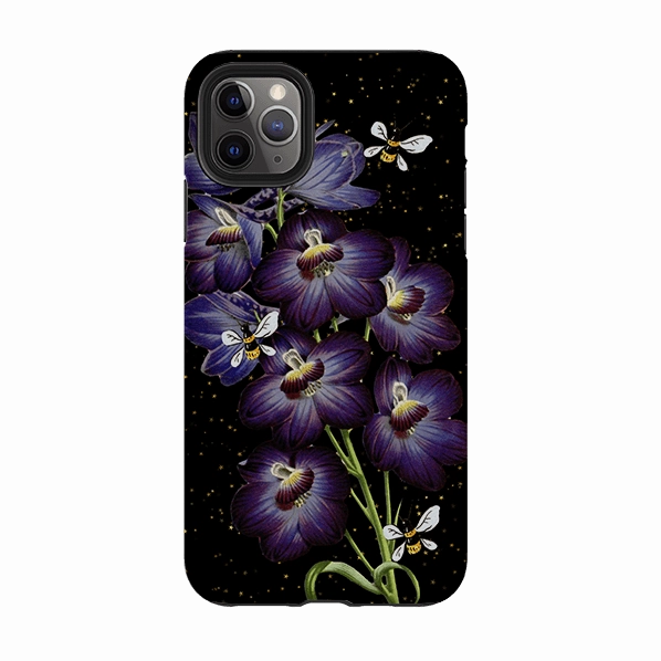 iPhone Tough Case - Night Bees Premium Build Compact Shape