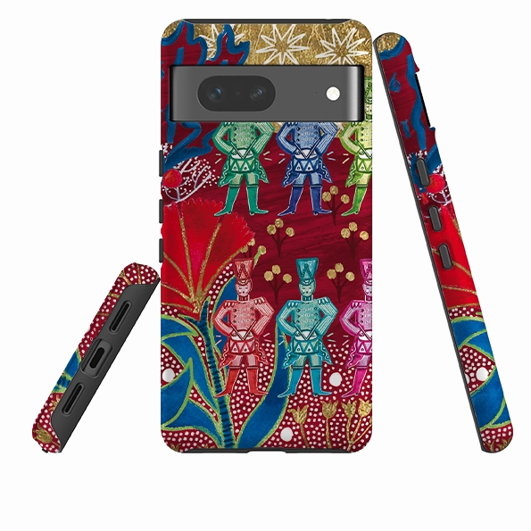 Rugged Design Google Tough Case - Drummers Drumming By Emma Frances Grant