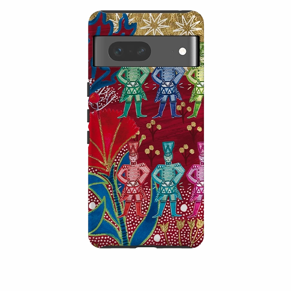 High Durability Scratch Proof Google Tough Case - Drummers Drumming By Emma Frances Grant