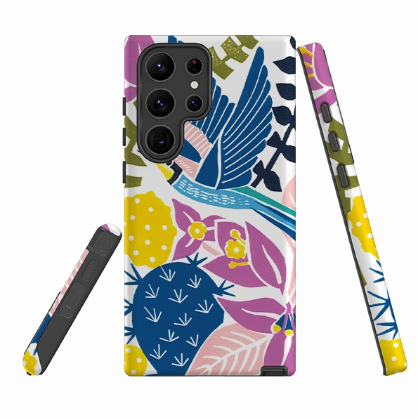 metal frame Elegant Finish Design Samsung Tough Case - Balearic Sunshine By Kate Heiss