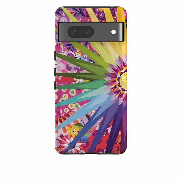Stylish Aesthetic Durable Form Google Tough  Case - Floral Sunshine II By Ali Brookes