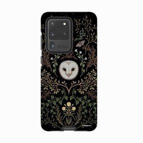 Gift Choice Soft Finish Layer Samsung Tough Case - Owl Pattern By Anna Stead