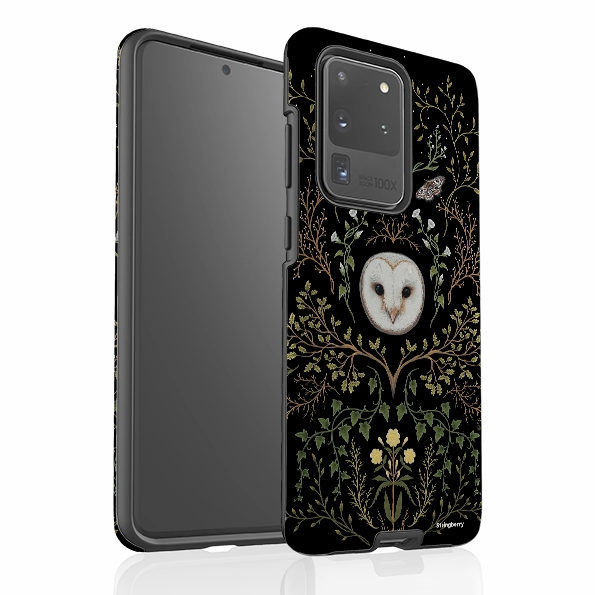 Samsung Tough Case - Owl Pattern By Anna Stead Protective Material