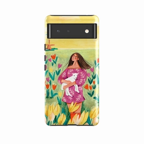 Matte Coating Hybrid Finish Texture Google Tough Case -  Coming Home By Caroline Bonne Muller