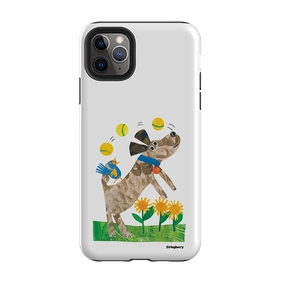 Durable Pattern iPhone Tough Case - Days Of Dogs V By Tracey English