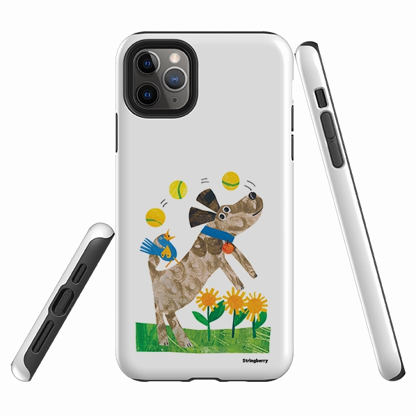 iPhone Tough Case - Days Of Dogs V By Tracey English Sport Inspired Stylish Texture