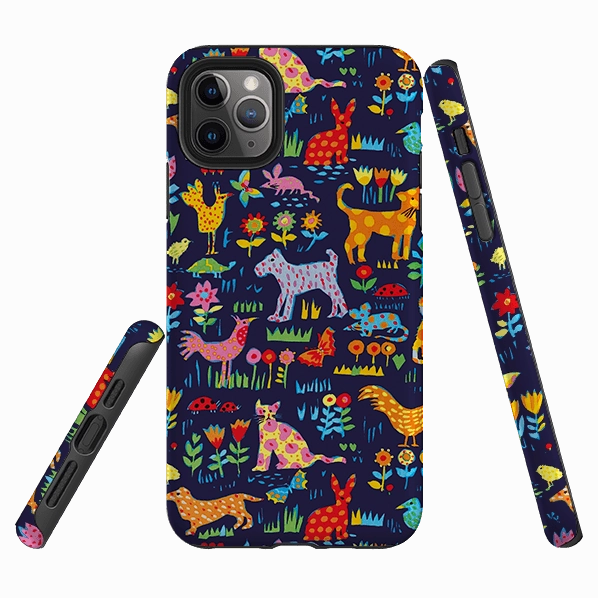 iPhone Tough Case - Our Yard By Sarah Campbell Smooth Layer