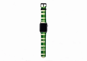 Minimalist Everyday Fit Absinth Check Apple Watch Strap