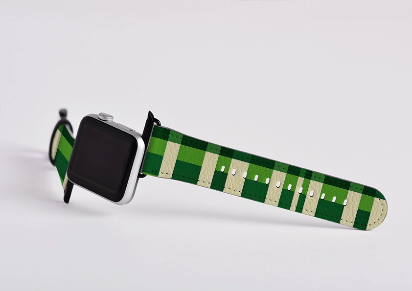 Durable Build Absinth Check Apple Watch Strap