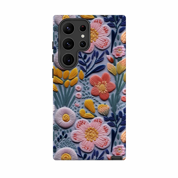 Samsung Tough  Case - Spring Petals Stylish Texture Elegant Style