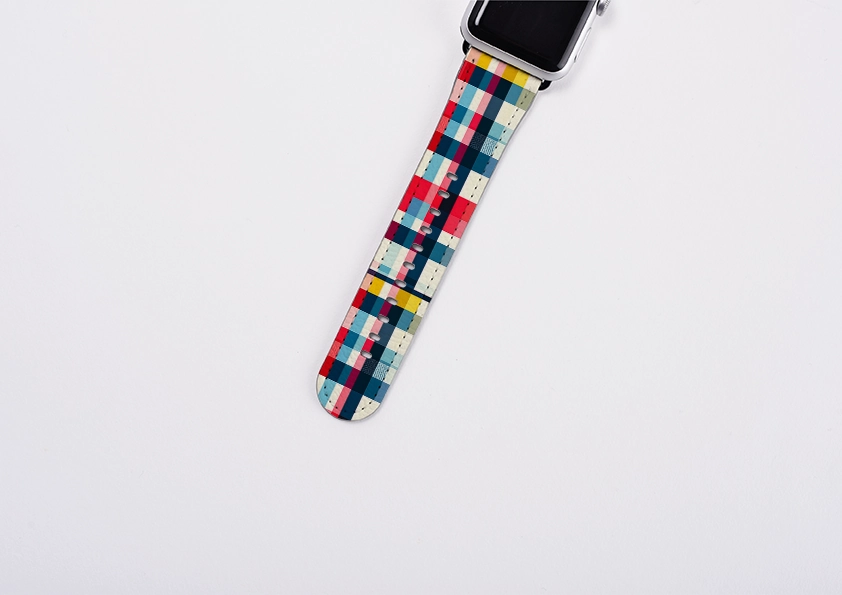 Comfortable Sport Wear Cancun Gingham Apple Watch Strap