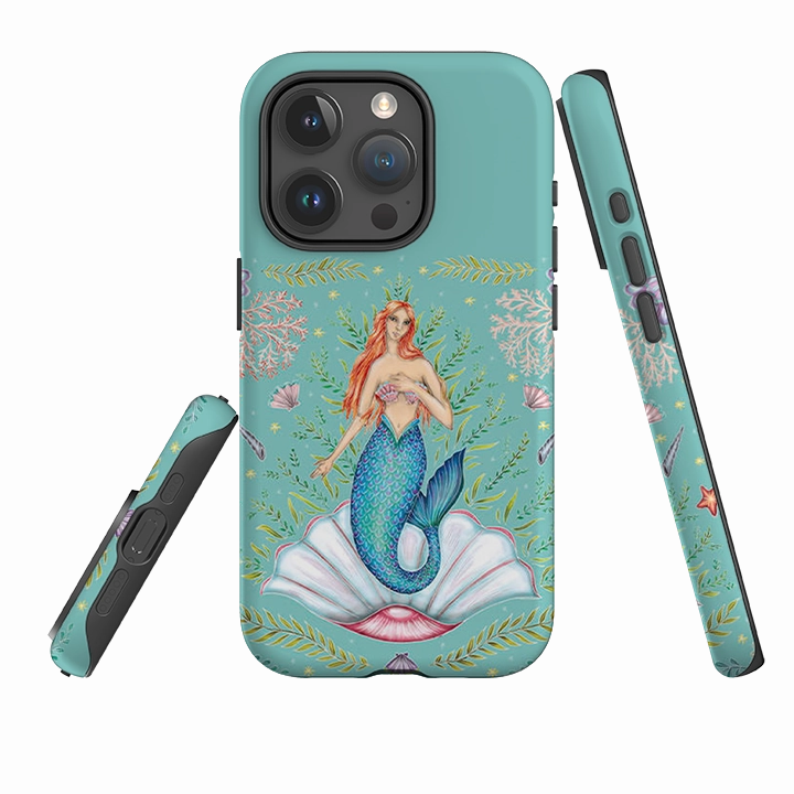 iPhone Tough Case - Mermaid By Catherine Rowe Light Shield Modern Function