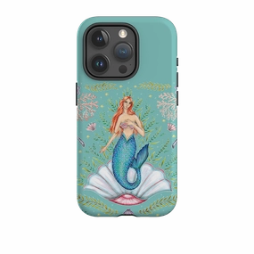 iPhone Tough Case - Mermaid By Catherine Rowe Modern Texture Build