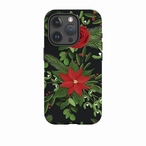 Tight Fit iPhone Tough Case - Black White Plaid By Abby Jacobs