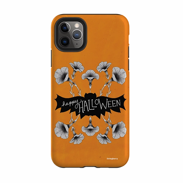 iPhone Tough Case - Halloween Bat By Nina Pace Soft Grip