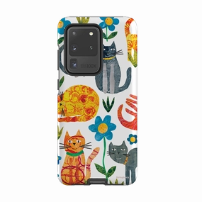 Samsung Tough Case - Cats By Tracey English Premium Shield Modern Style