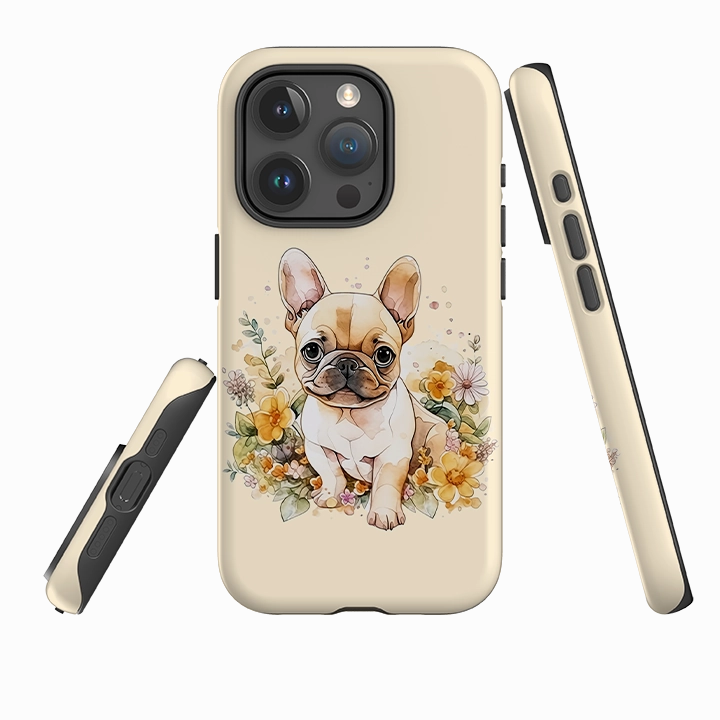 iPhone Case - Cute Dog C Soft Grip Finish