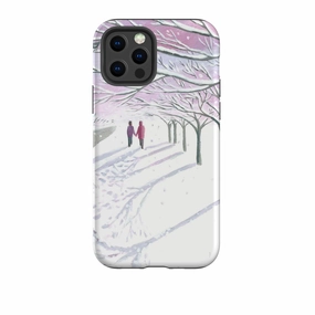 Luxury Shine iPhone Tough Case - Snowy Park By Mary Stubberfield