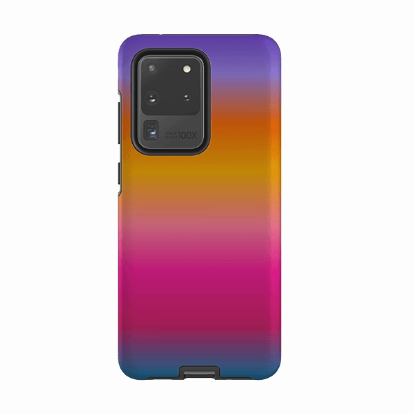 Color Gradient Smooth Design Samsung Tough Case - Aura Sky By Kitty Joseph