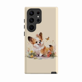 Polished Surface Durable Detail Samsung Tough  Case - Cute Dog K
