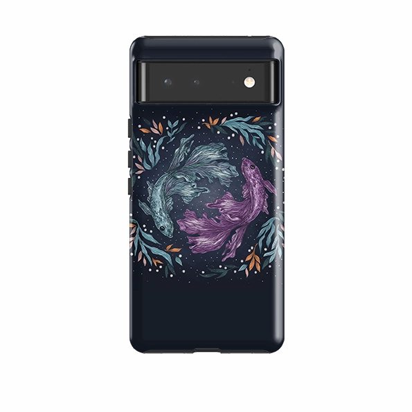 Google Tough Case -  Fish B By Jade Mosinski Smooth Edge Design