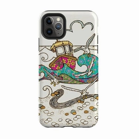 iPhone Tough Case - Fishing Boat By Amelia Bowman Daily Essential Clear Surface