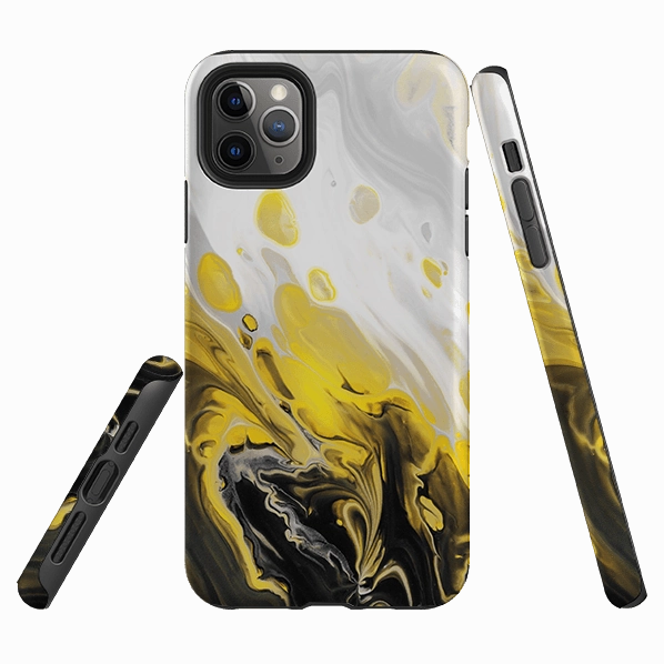 iPhone Tough Case - Lemon Drop Gloss Surface Layer Vivid Detail Texture