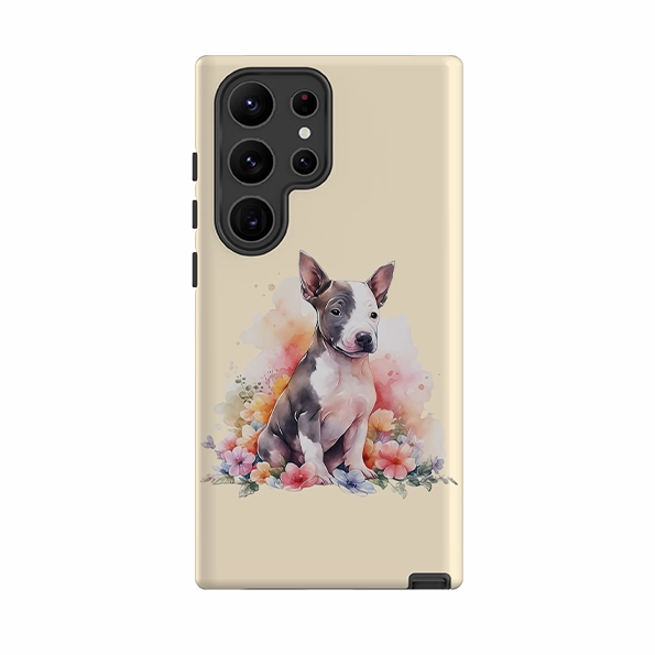 Samsung Tough  Case - Cute Dog I Flexible Pattern Texture