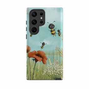 Sleek Guard Samsung Tough Case - Flower Field By Maja Lindberg
