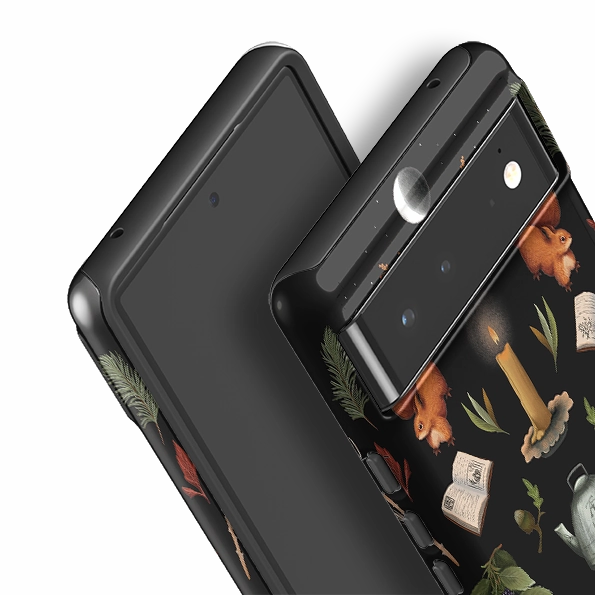 Glossy Look Flexible Material Google Tough Case -  Autumn Pattern II By Anna Stead