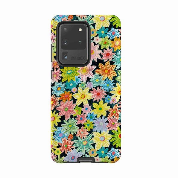 Protective Material Samsung Tough Case - Daisy Garden By Sarah Campbell