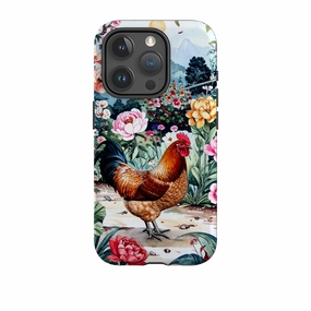 Ultra Slim Artistic Design iPhone Tough Case - Boss Hen