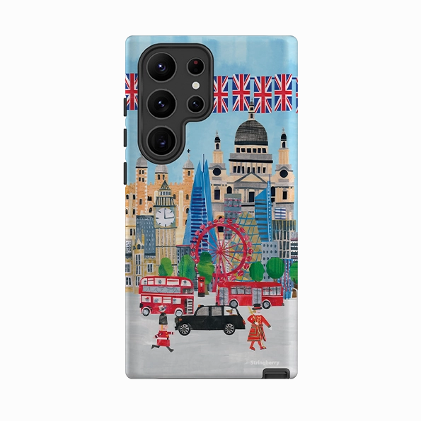 Samsung Tough Case - Spring In London II By Tracey English Heat dissipation Minimalist Aesthetic