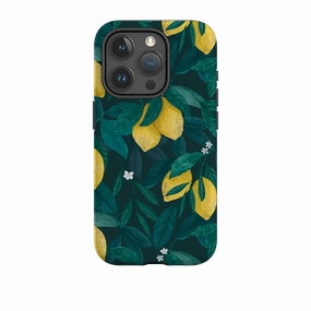 iPhone Tough Case - Lemons 2 By Jade Mosinski Clear Surface Vivid Detail Texture