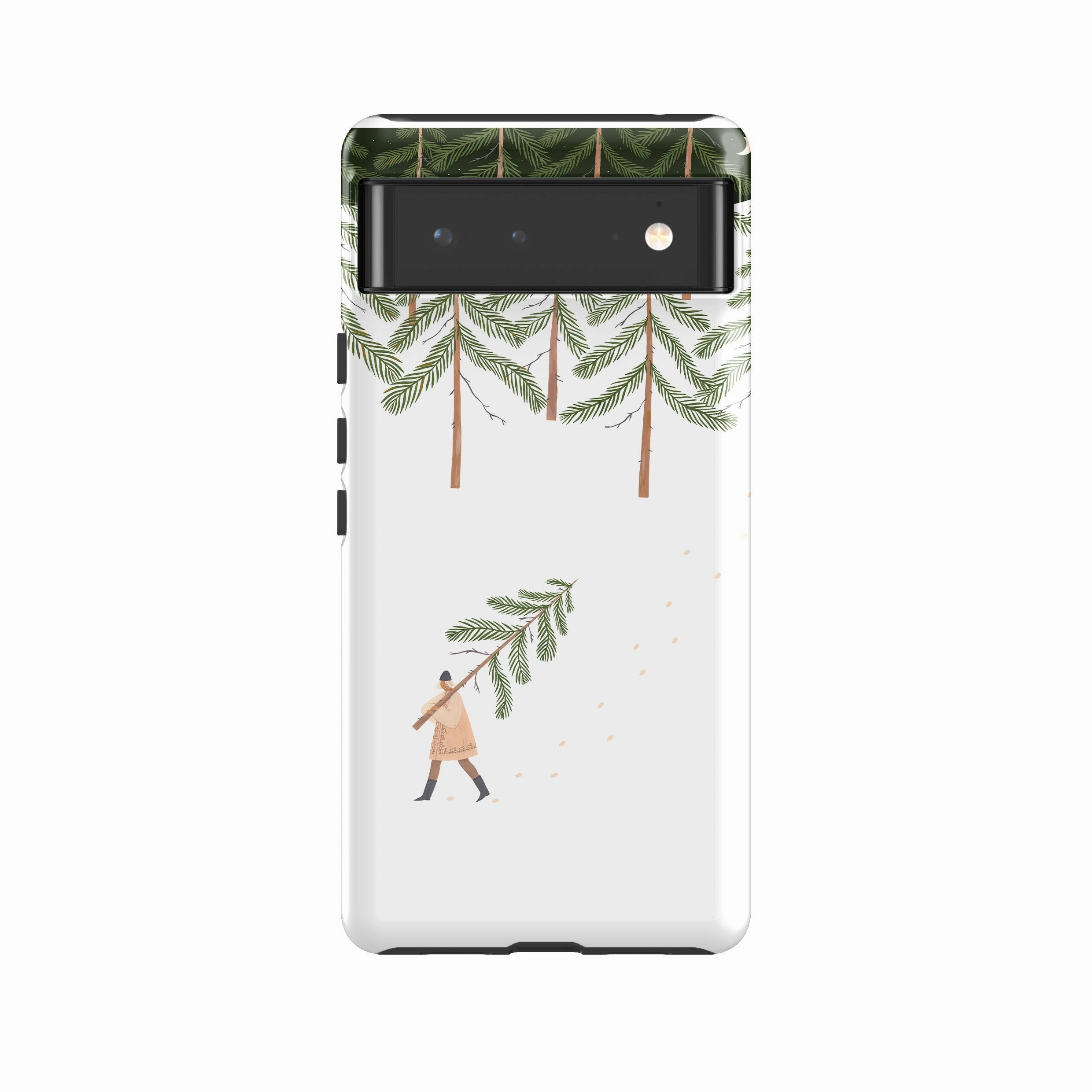 Soft Cushion Google Tough Case -  Coming Home For Christmas By Madalina Andronic