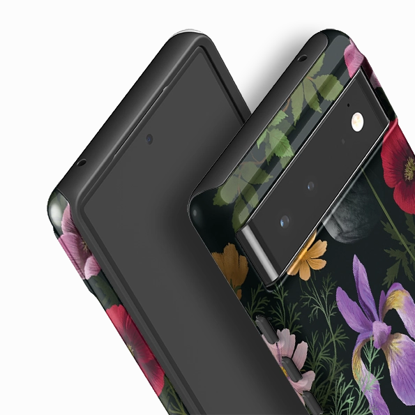Google Tough Case -  Crystal Flowers II By Anna Stead Soft touch finish