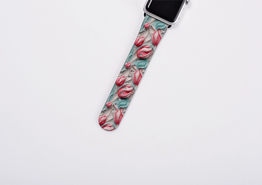 Ultrecht Tulips Apple Watch Strap Water Resistant